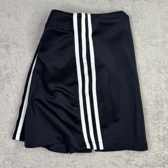 Adidas Adicolor Classics Short Wrapping Skirt Womens XS Black 3-Stripes Logo - Picture 9 of 11